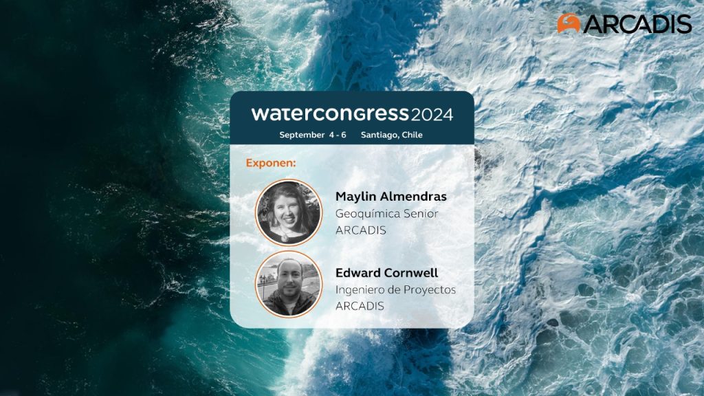 Arcadis refuerza su compromiso con la sostenibilidad en Hyvolution Chile y Water Congress 2024